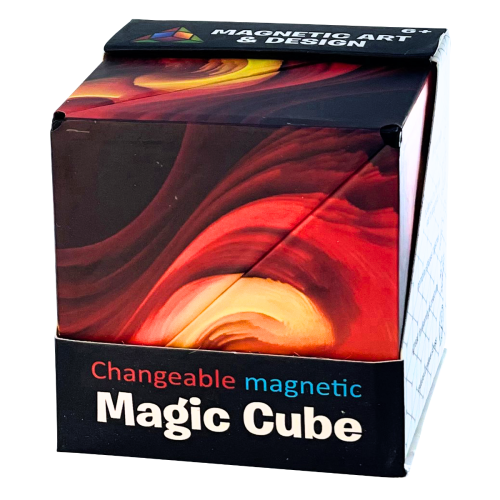 3D MAQNA Magic Cube - Storm Red