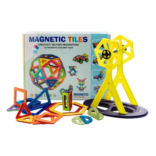 MAQNA Magic TOY - 168 Stück magnetische Bausteine
